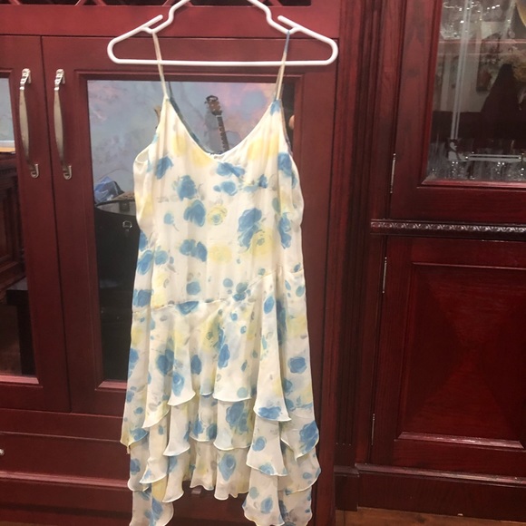 Silk spaghetti strap summer dress - Picture 2 of 3